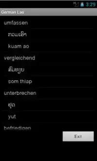 Learn German Lao Screen Shot 4