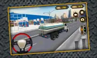 Camión transporte petróleo sim Screen Shot 1