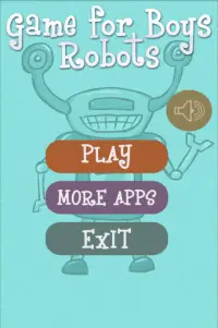 लड़कों के लिए खेल - रोबोट Screen Shot 0