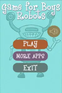 男の子のためのゲーム - ロボット Screen Shot 0