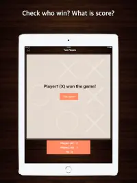 Tic Tac Toe - Noughts and cross, 2 players OX game Screen Shot 9