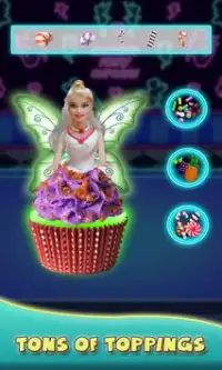 Magische Fee Cupcakes! Glühen im dunklen Cupcake Screen Shot 3