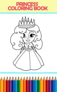 Princess Coloring game For girls Screen Shot 2