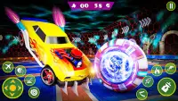 Rocket Car: Car Ball Games Screen Shot 4