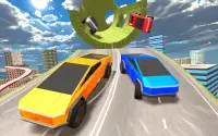 Cyber ​​Truck Simulator 2020: Dachauto-Stunt Screen Shot 0