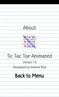 Tic Tac Toe Animated Screen Shot 4
