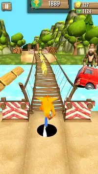 Subway Crash Run Bandicoot Dash Screen Shot 1