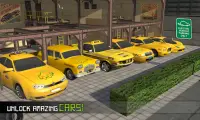 इलेक्ट्रिक कार टैक्सी चालक शहर कैब टैक्सी खेलों Screen Shot 0