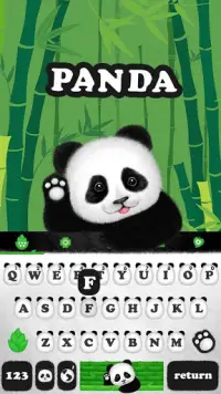 Panda Keyboard Theme Screen Shot 0