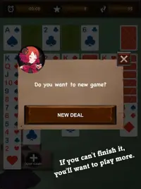 Solitaire Girls Card Game Screen Shot 8
