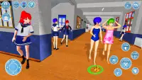 Anime High School Girl 3D Sim Screen Shot 4