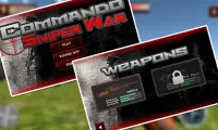 Commando Sniper War 3D Screen Shot 1
