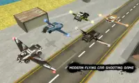 Futuristic Flying Car Stunts Extreme Shooting Game Screen Shot 7
