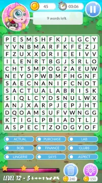 Word search: find hidden words to train your brain Screen Shot 7