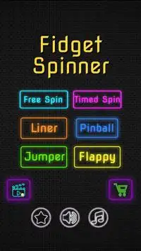 ߷Fidget Spinner Neon Night߷ Screen Shot 0