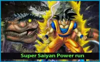 Subway Hero Goku Jungle Survivor rush Screen Shot 3