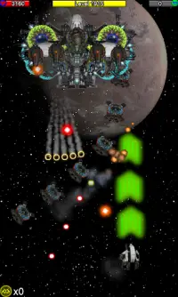 Oorlog ruimteschepen spel Screen Shot 1