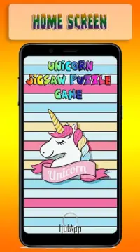 Unicorn Party Jigsaw Puzzle Game Screen Shot 0