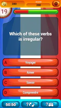Frans Grammatica Test Quiz Screen Shot 3