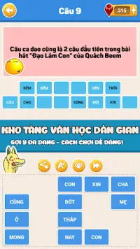 Đoán Ca Dao - Đào Tục Ngữ - Đố Screen Shot 7