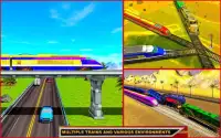 Euro Metro Train Racing 2017-3D Simulator Spiel Screen Shot 5