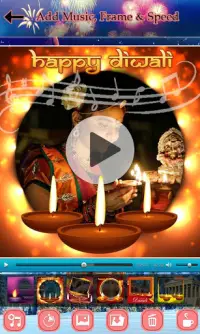 Diwali Video Maker with Music Screen Shot 2