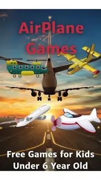 작은 아이들을위한 비행기 게임 Screen Shot 0