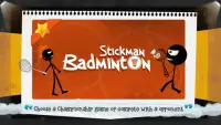 Stickman Badminton Screen Shot 1