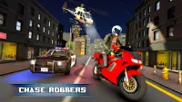 Police Helicopter Chase Game Screen Shot 2