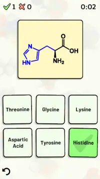 Amino Acid Quiz Screen Shot 4