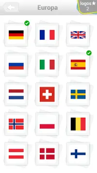 Banderas nacionales del mundo Screen Shot 2