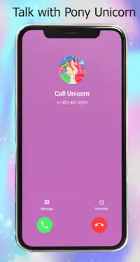 Call Princes Rainbow Unicorn Pony Girl Screen Shot 1