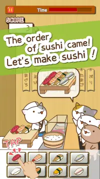 cat's sushi shop Screen Shot 1