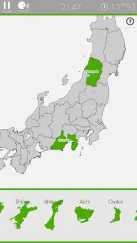 Enjoy Learning Japan Map Puzzle Screen Shot 1
