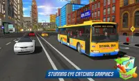 School Bus Driver Simulator 2021: City School Bus Screen Shot 11