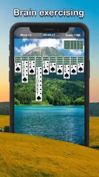 Spin Solitaire: Pret Kaart Uitdaging Spel Screen Shot 5