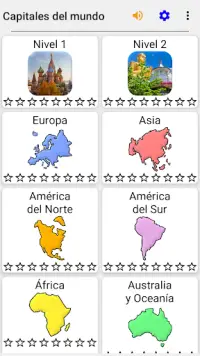 Capitales de todos los países del mundo - Pruebas Screen Shot 2