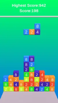 Tetris 2048 | Classic Tetris e 2048 Merge Game Screen Shot 6