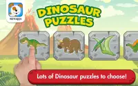 Dinosaur Puzzles for kids and toddlers - Full game Screen Shot 0