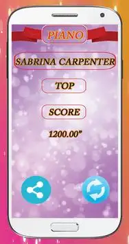 Sabrina piano Game Screen Shot 0