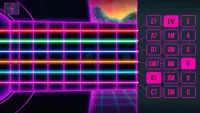 Bermain Neon Gitar Simulator Screen Shot 1