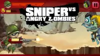 Sniper vs Angry Zombies Screen Shot 0