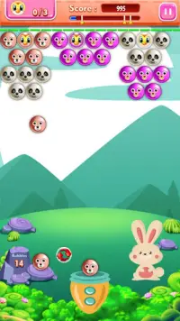 Funny Bunny Bubble Shooter Screen Shot 3