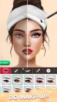 девочек макияж- Игры одевалки Screen Shot 0