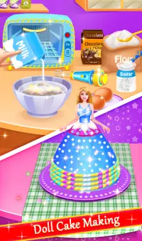 Principessa compleanno salone di festa torta Screen Shot 3