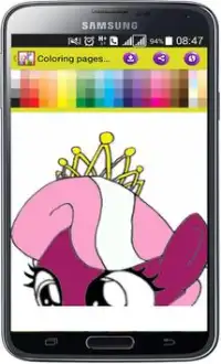 Coloring pages for Pony Screen Shot 4