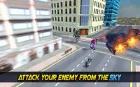 Super Flying Robot Bike Steel Robot War Screen Shot 17