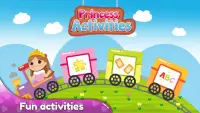 Princess activities for girls from 3 to 7 years Screen Shot 0