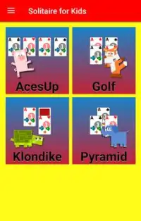 Solitaire for Kids Screen Shot 0