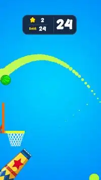 Flipper Dunk Launcher basketball Screen Shot 5